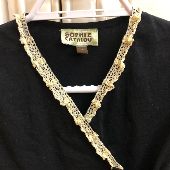 Sophie Catalou Designer wrap top - Picture 2 of 7